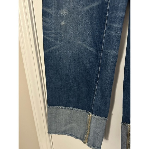 ABLE Martha The Cuffed Distressed Jeans Denim - Sz 30 - Picture 4 of 8